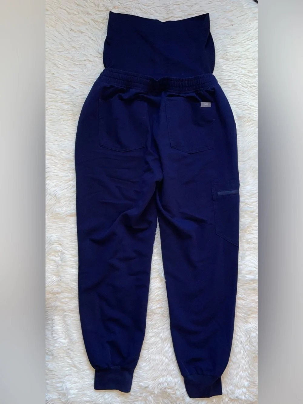 Figs maternity scrub pants joggers navy blue women’s S small technical collectio - Picture 3 of 4